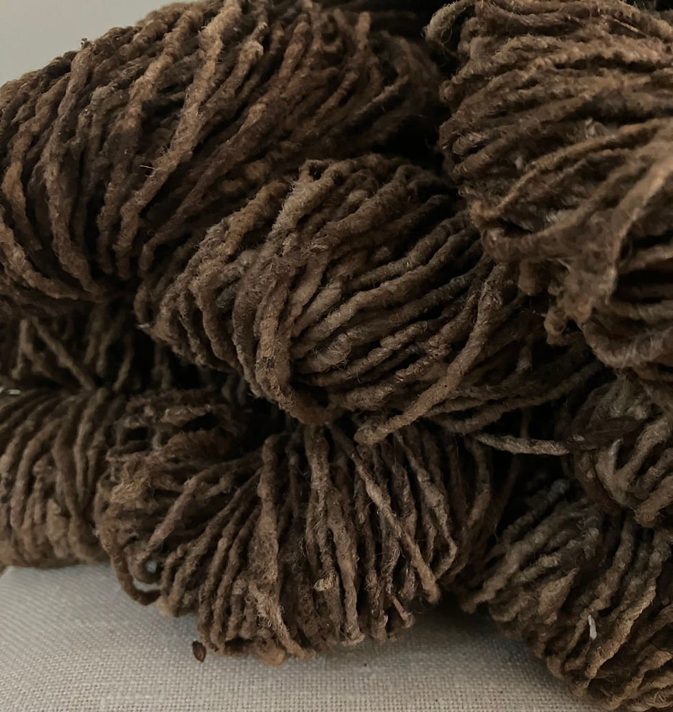 Thumbnail: Thick Tussah Handspun Silk Yarn | Luxe Handweaving