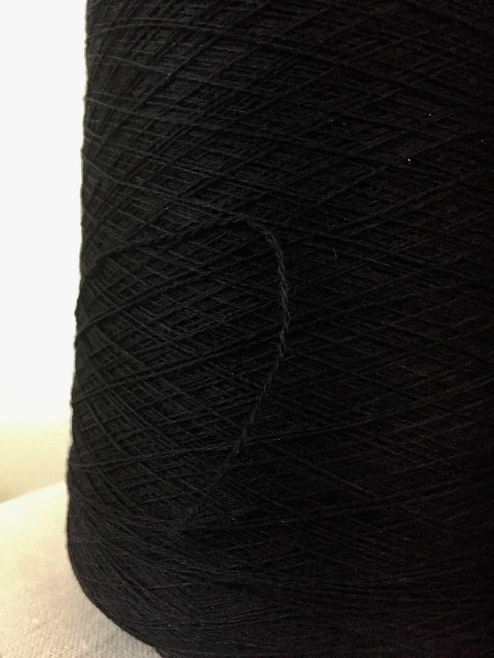 Thumbnail: Organic Wool Black | Luxe Handweaving
