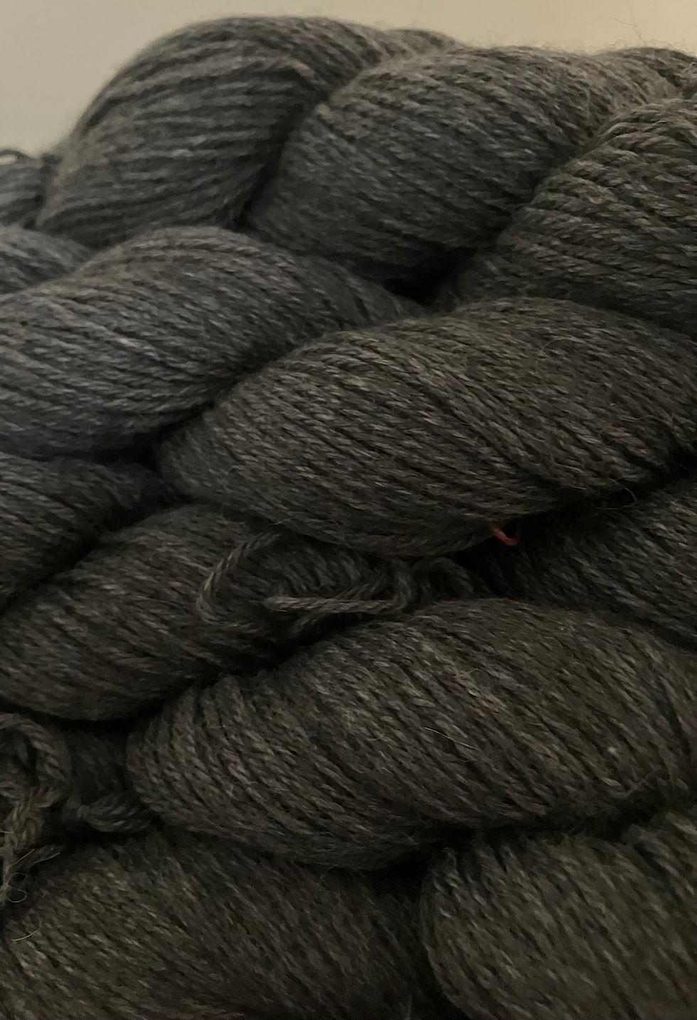 Thumbnail: Baby Alpaca, Silk and Cashmere Yarn - Dark Grey | Luxe Handweaving