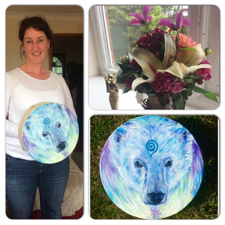 Joanna & Her Polar Bear Drum