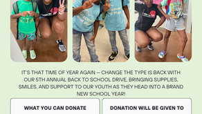 Change the Type’s 5th Annual Back to School Drive