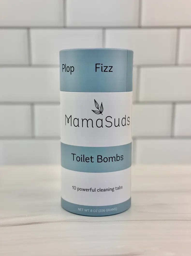 Thumbnail: MamaSuds Toilet Bombs container: 10 powerful cleaning tabs.