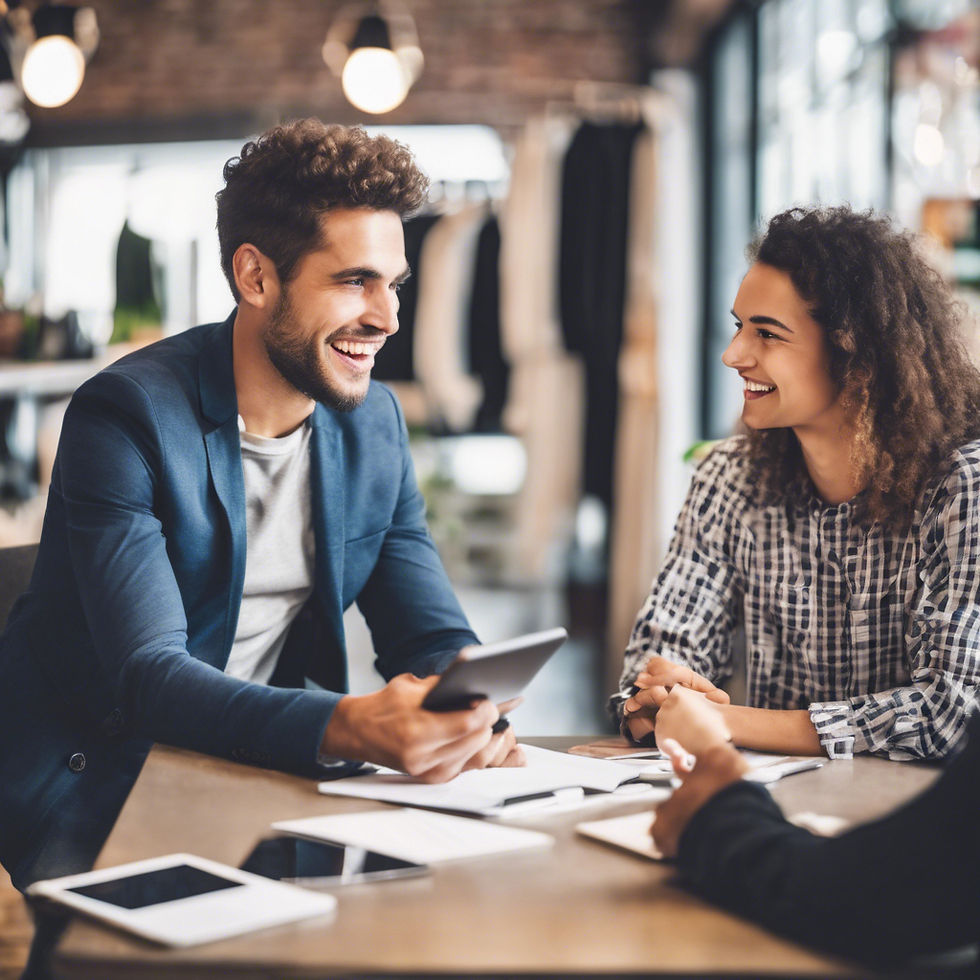 Digital marketing specialist helping retail business.