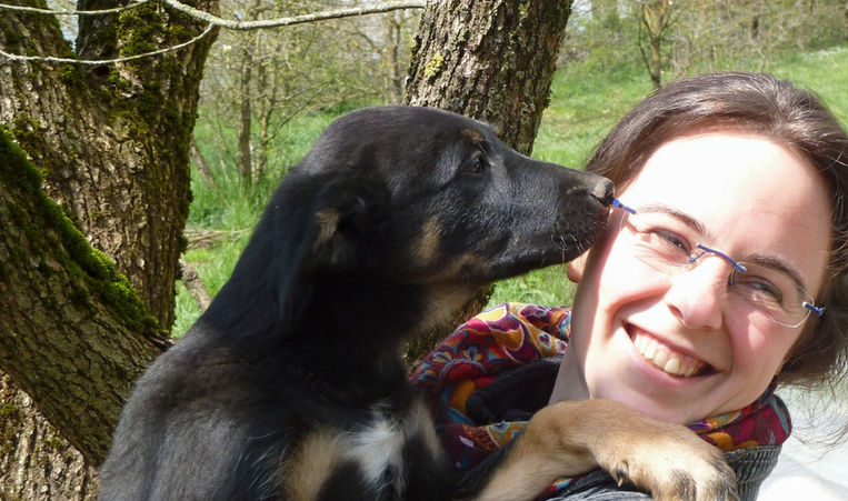 Selim auf dem Arm der Autorin