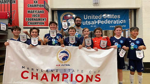 Premier Soccer takes home 2 Gold and 2 Silver Futsal State Championships!