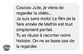 Avis client positif – Un montage vidéo parfait qui raconte une histoire.