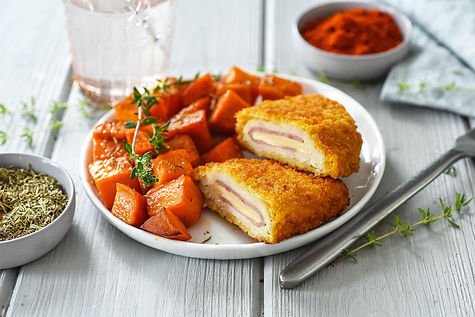 Escalope-cordon-bleu-de-poulet-et-potima