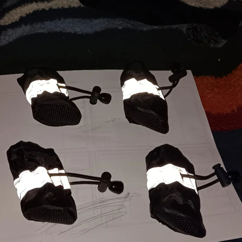 Thumbnail: 4Pcs Waterproof Dog Shoes for All Dogs - Keep Paws Dry & Protected