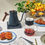 Thumbnail: Fellow Stagg EKG Electric Pour Over Kettle - Stone Blue + Walnut