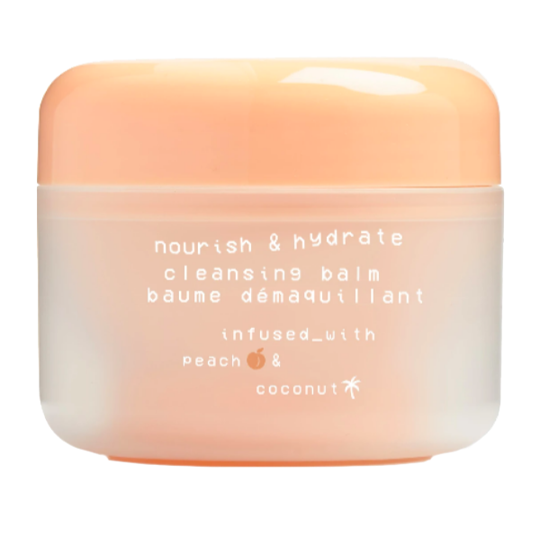 Glow Hub Nourish & Hydrate Cleansing Balm Infused with peach & coconut 