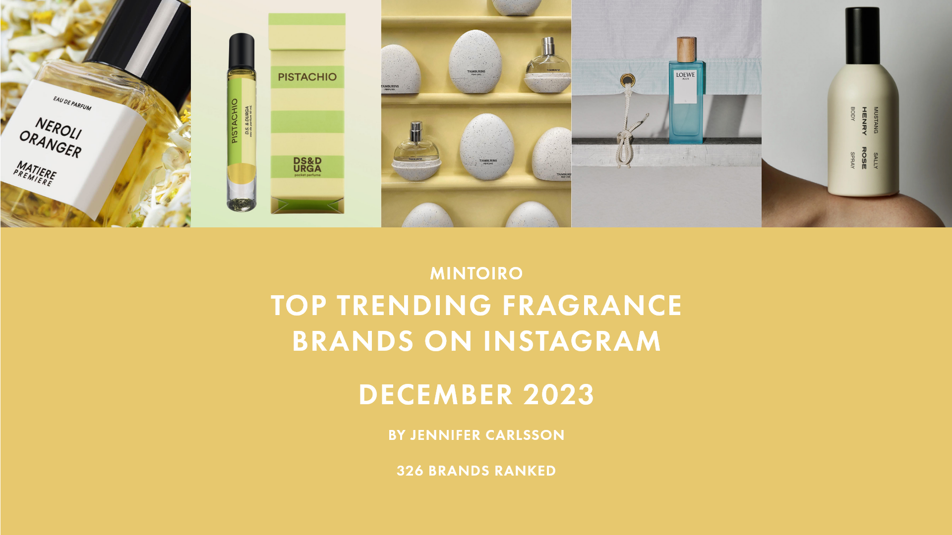 Top Trending Fragrance Brands on Instagram December 2023