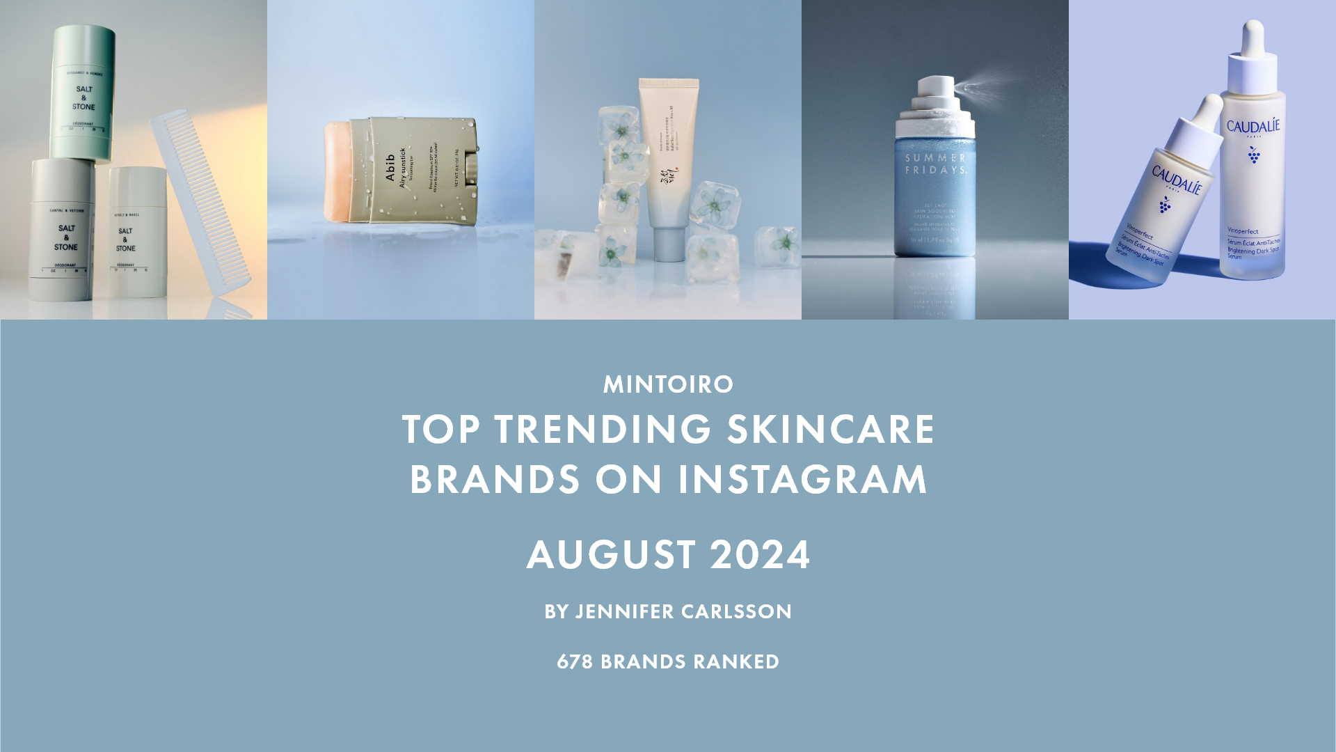Top Trending Skincare Brands on Instagram August 2024