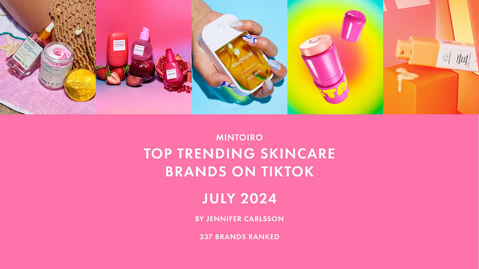 Top Trending Skincare Brands on TikTok July 2024