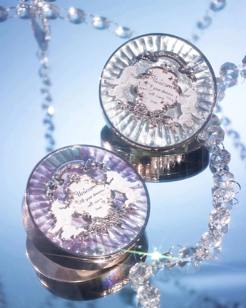 Unicorn Series Embossed Pressed Setting Powder from Flower Knows is a