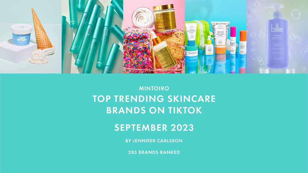 Top Trending Skincare Brands on TikTok September 2023