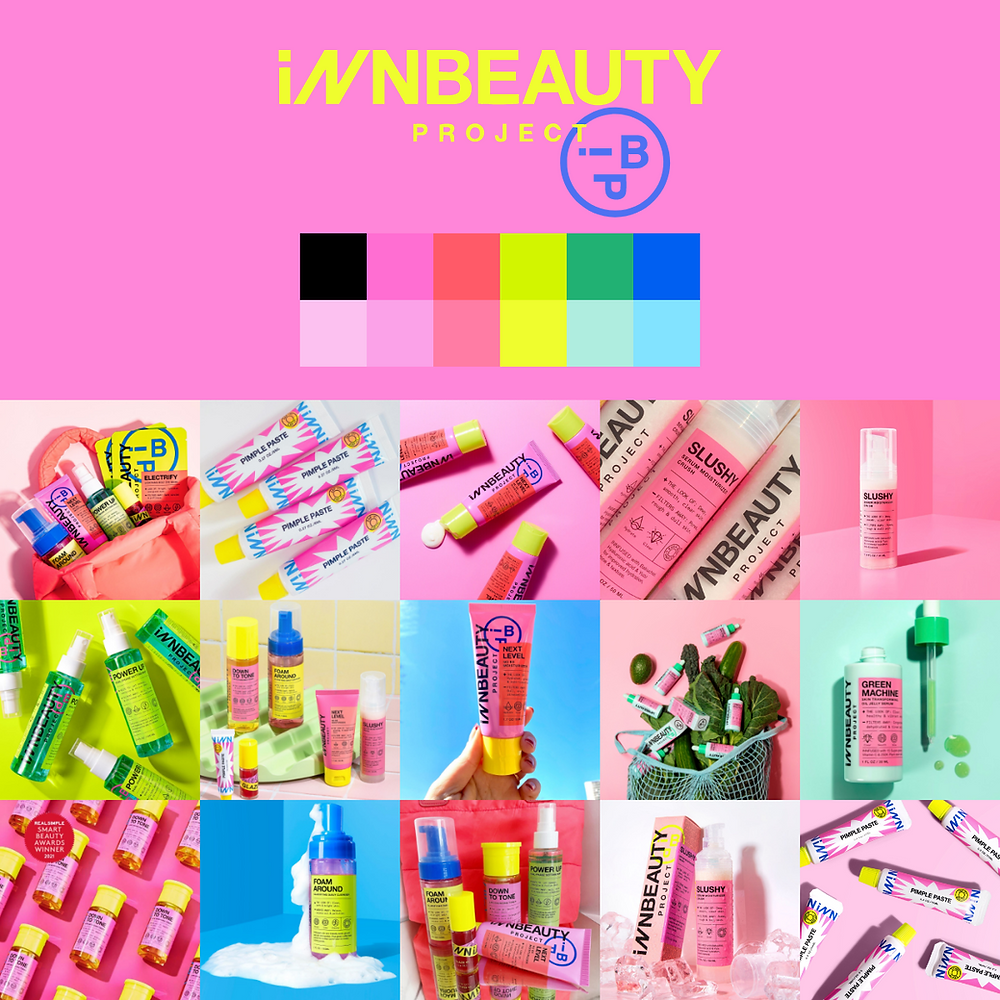 innbeauty project moodboard and color palette