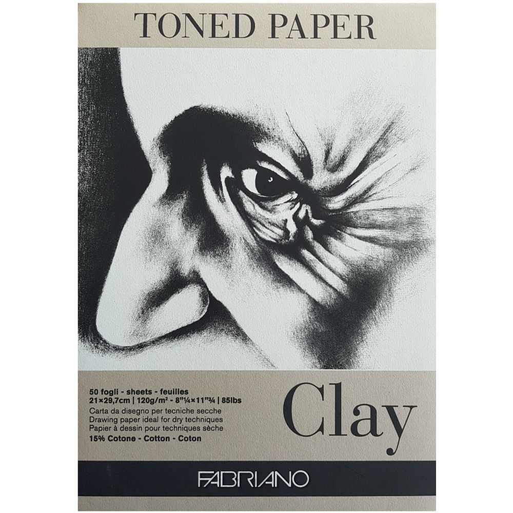 Fabriano Toned Paper Clay Pad 120gsm