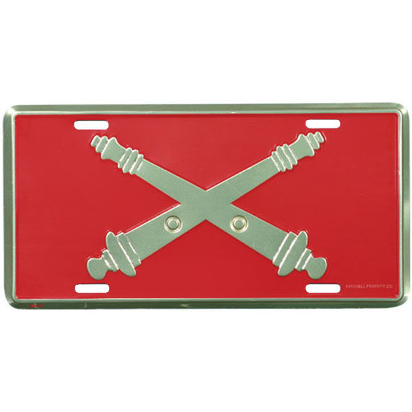 Artillery License Plate