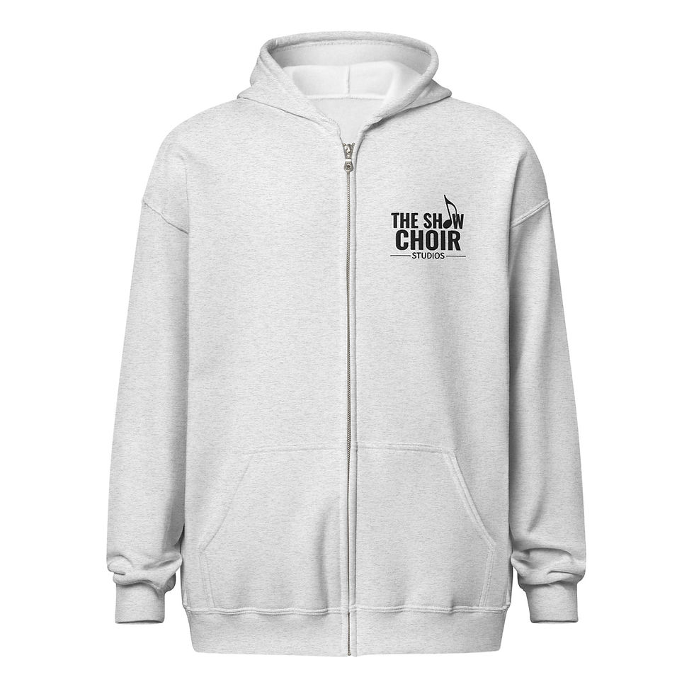 Thumbnail: The Show Choir Studios Embroidered Full Zip Hoodie - Black Logo