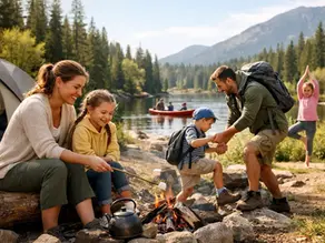 Family Wellness Retreat Activities in Nature