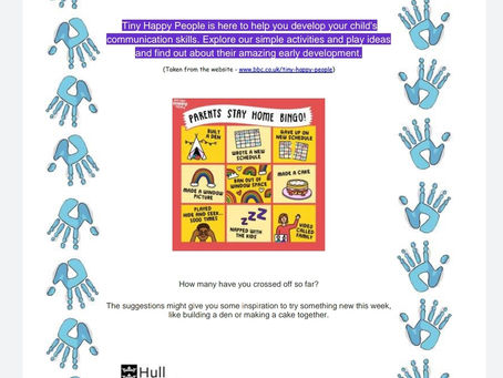 Activity Ideas for EYFS & Year 1 pupils 6th May