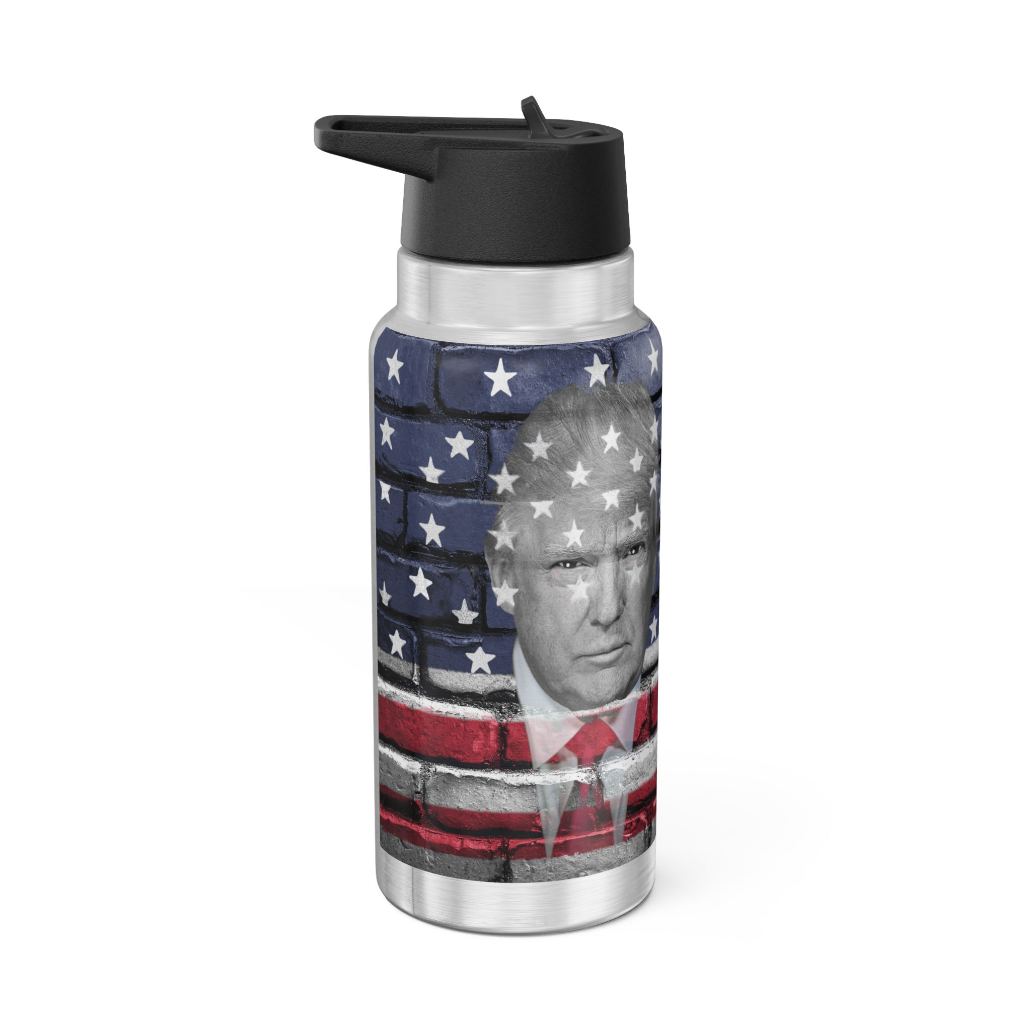 Trump Is The Wall Stainless Steel Water Bottle