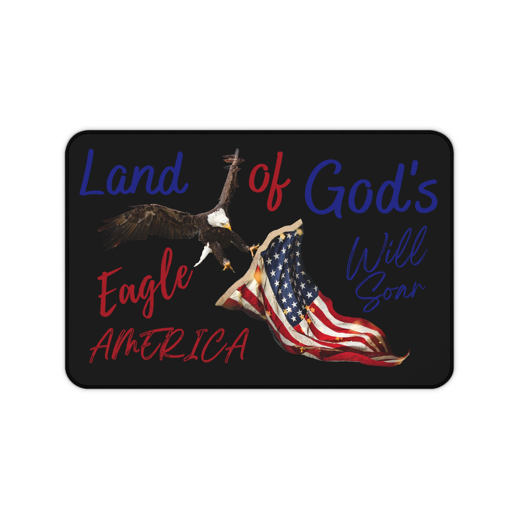 God's Eagle Will Soar Party Desk Mat