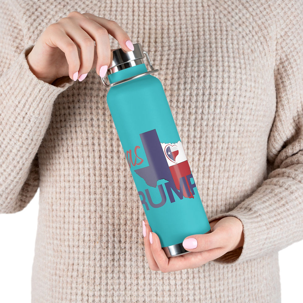Thumbnail: Texas Women Love Trump Copper Vacuum Insulated Bottle, 22oz