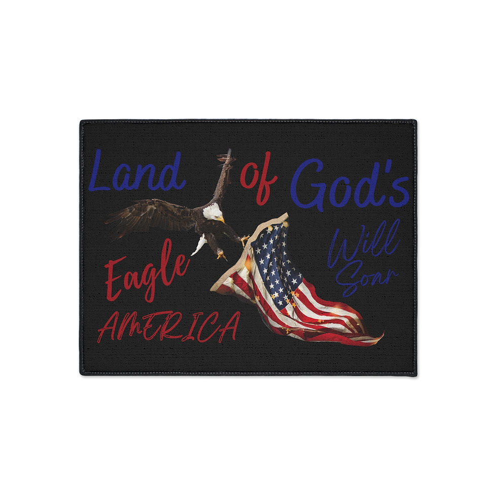 Thumbnail: God's Eagle Will Soar Heavy Duty Floor Mat