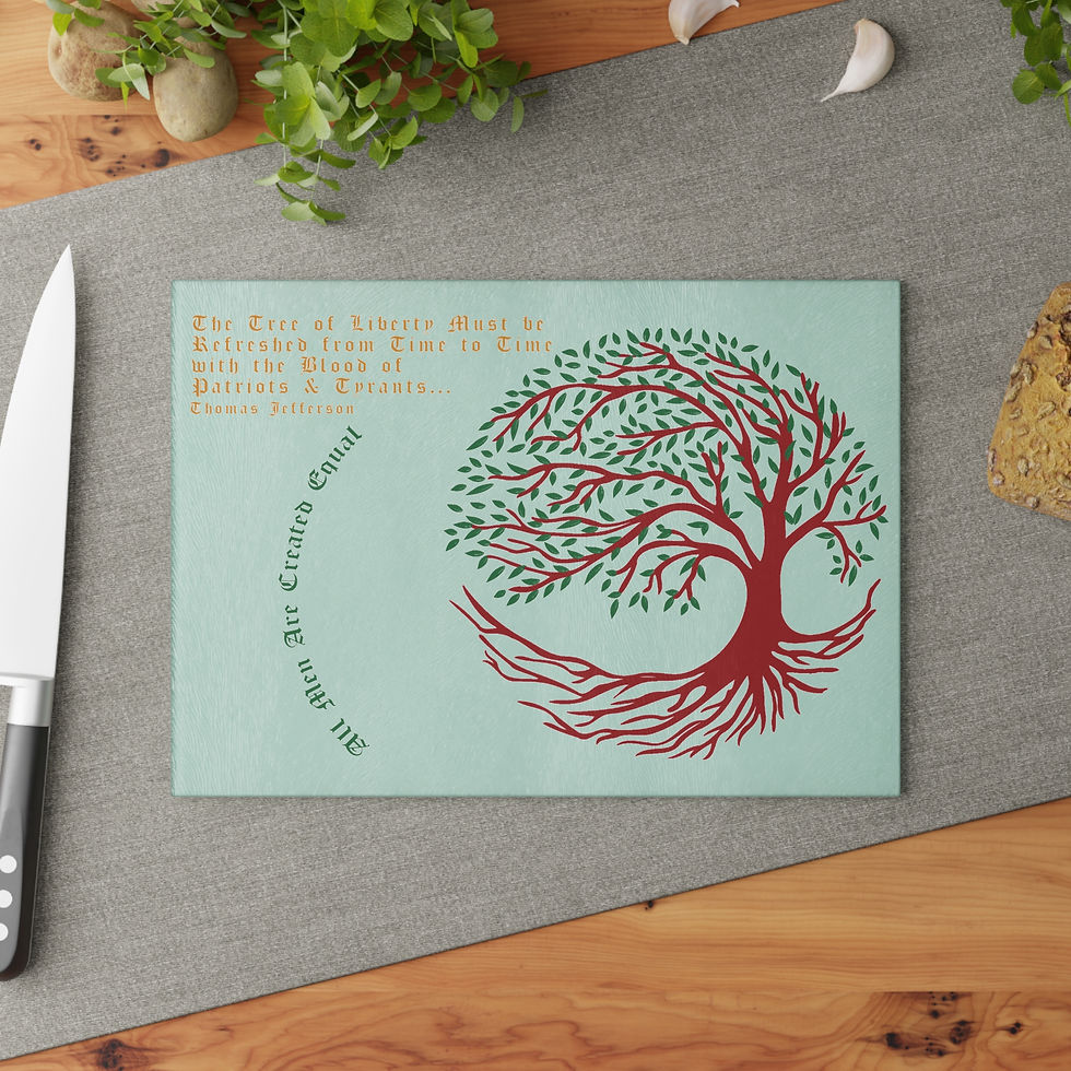 Thumbnail: Give Me Liberty Glass Cutting Board