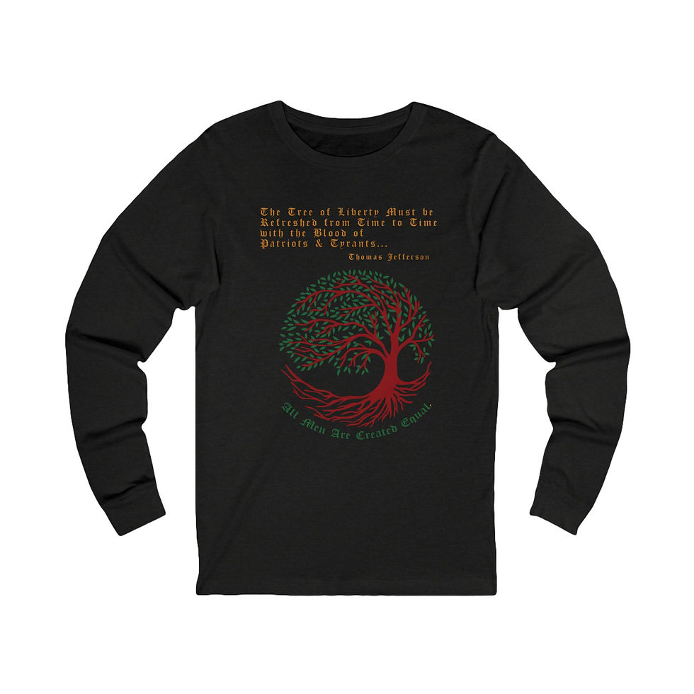 Thumbnail: Tree of Liberty for Men or Women Jersey Long Sleeve Tee