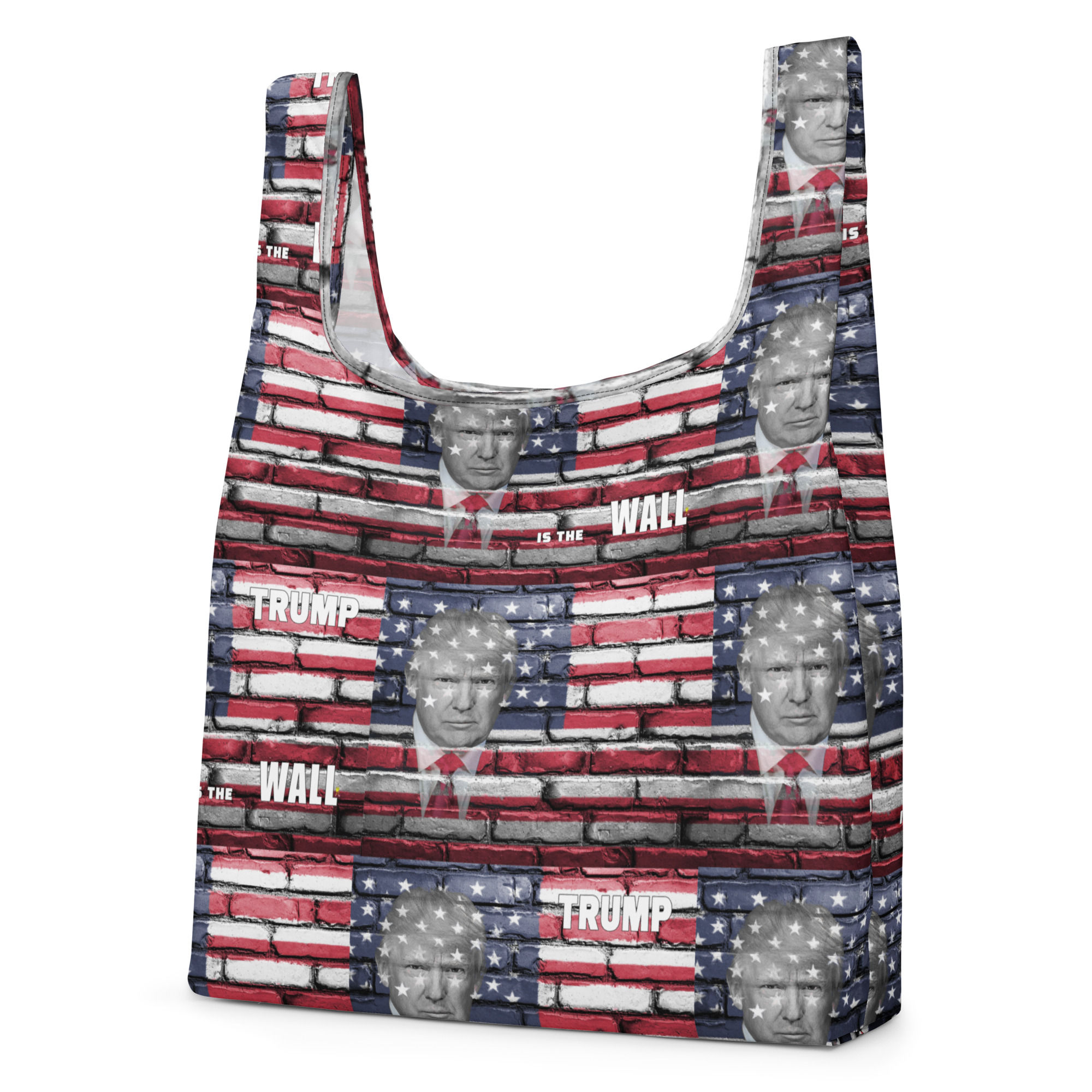 Trump Is the Wall Shopping bag