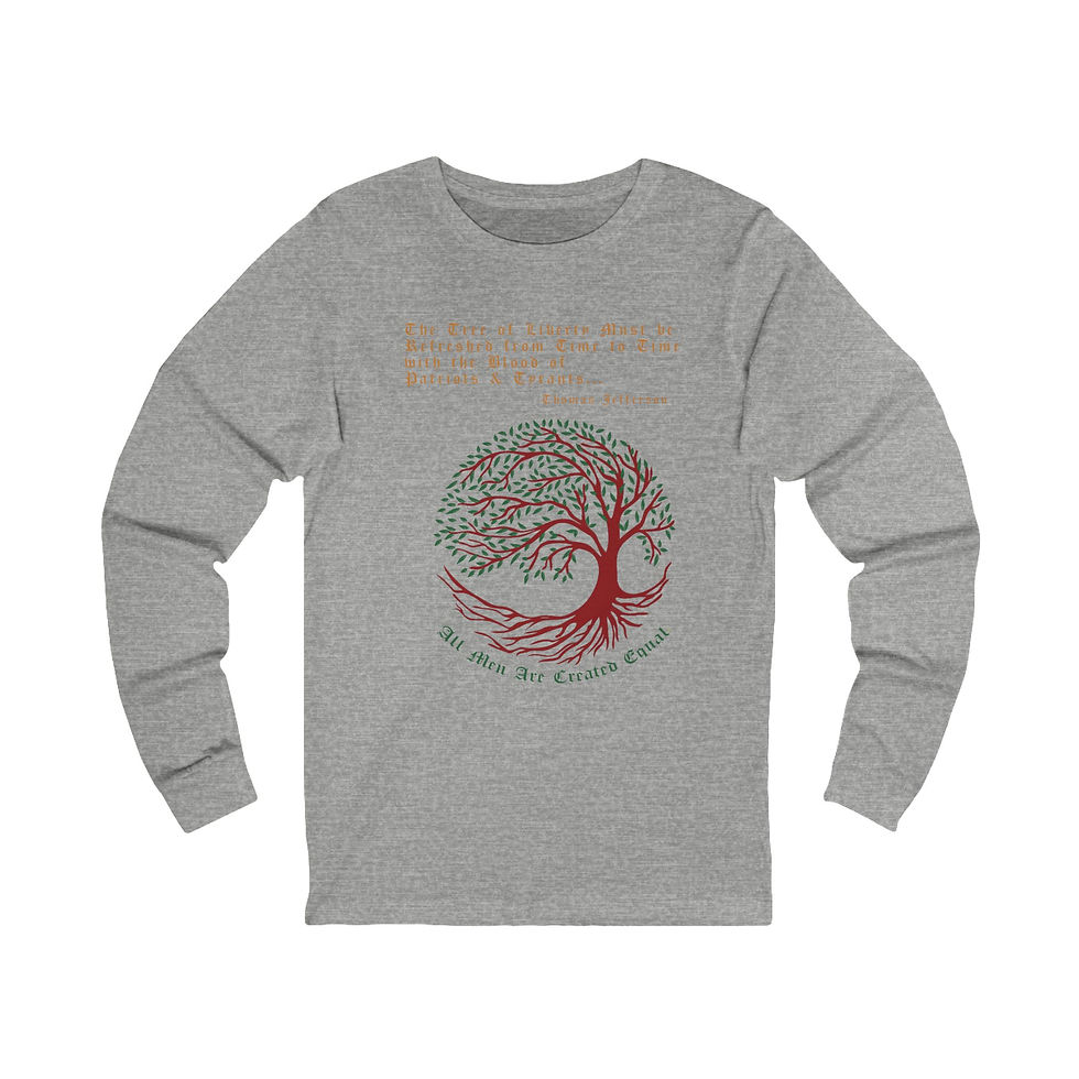 Thumbnail: Tree of Liberty for Men or Women Jersey Long Sleeve Tee