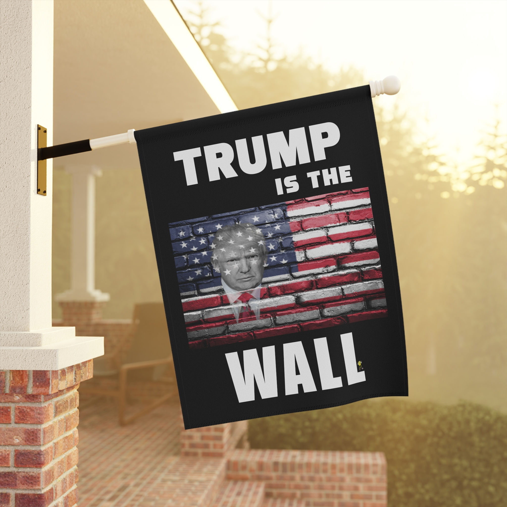 Trump Is The Wall Garden & House Banner (24.5 X 32)