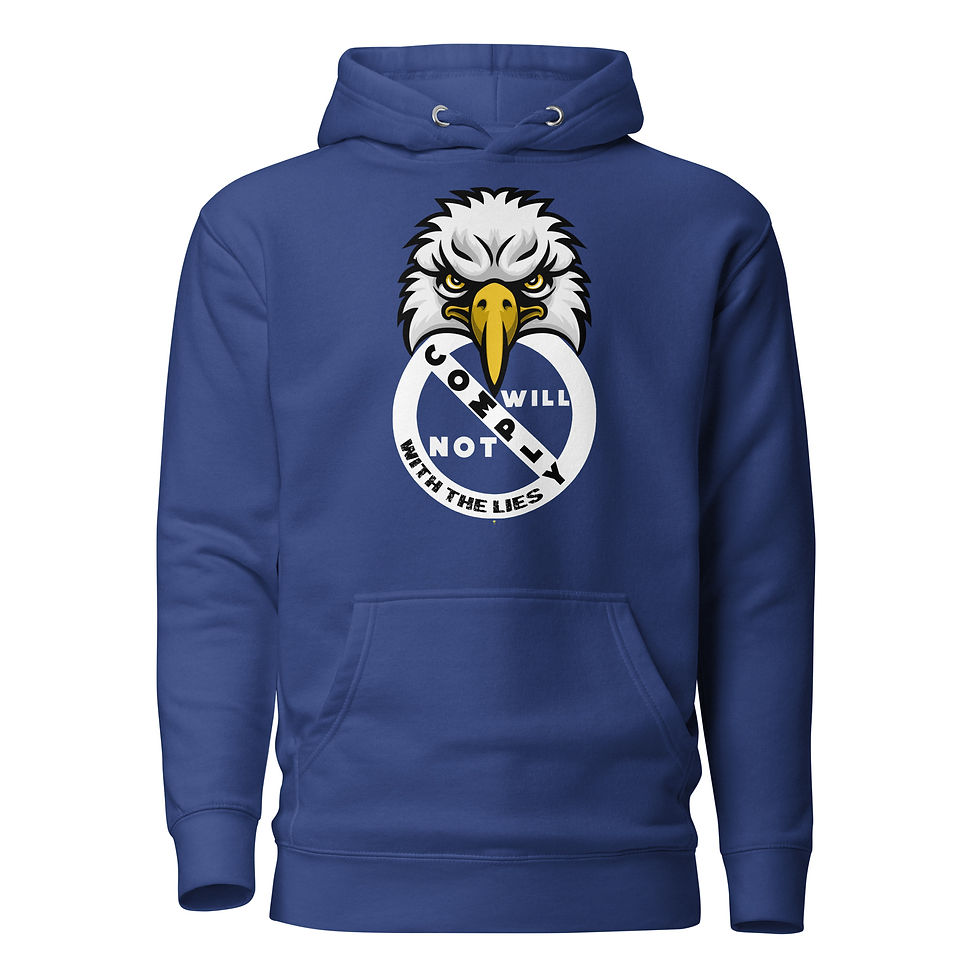 Thumbnail: Will Not Comply for Men or Women Hoodie (Front & Back)
