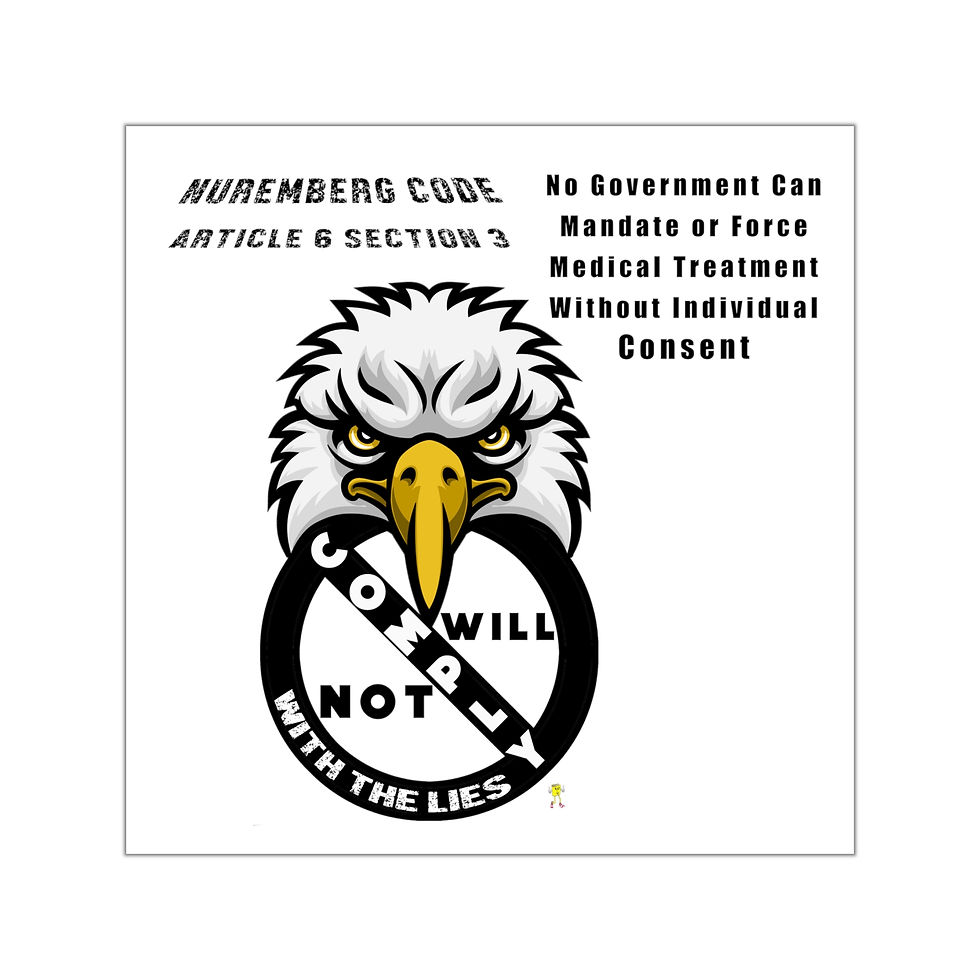 Thumbnail: Will Not Comply Square Vinyl Stickers