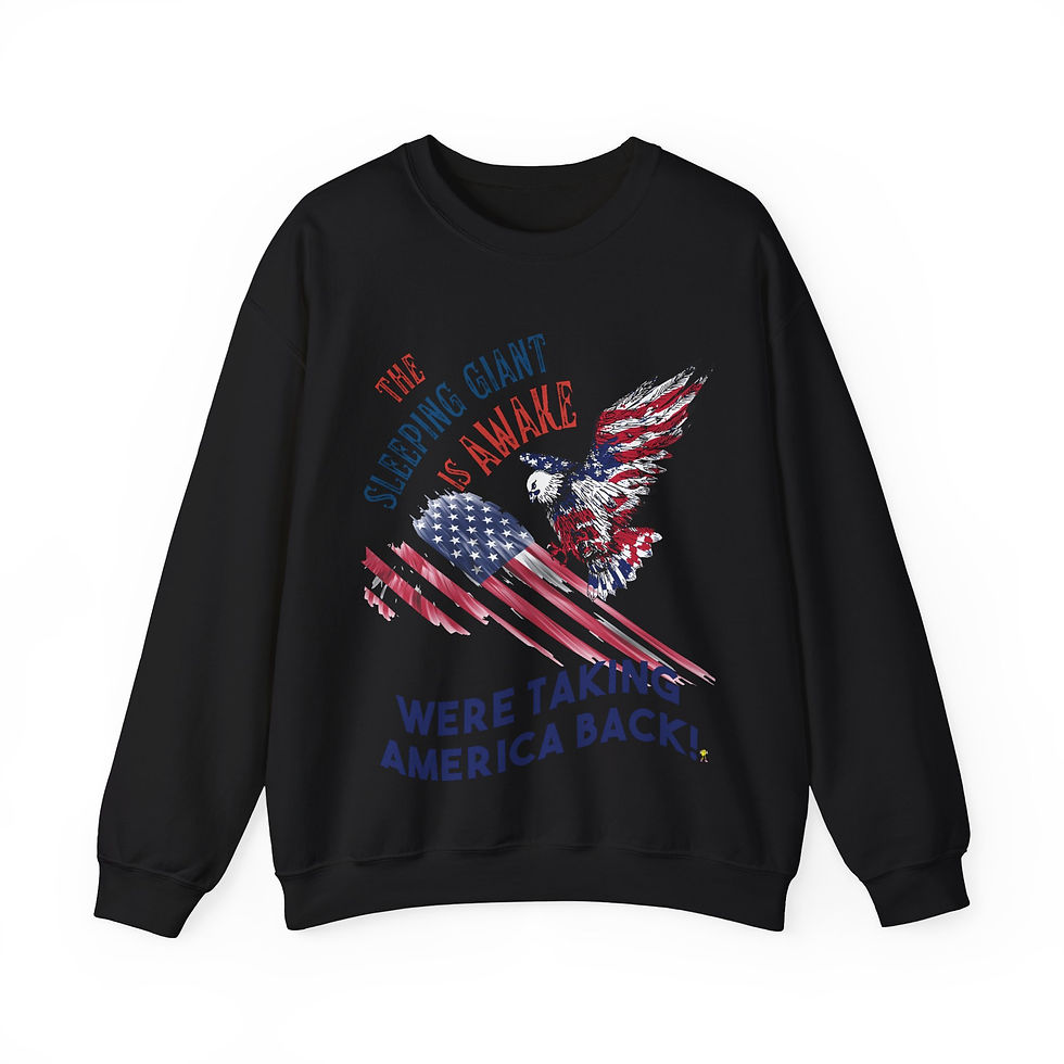 Thumbnail: Sleeping Giant Is Awake for Men or Women Heavy Blend™ Crewneck Sweatshirt