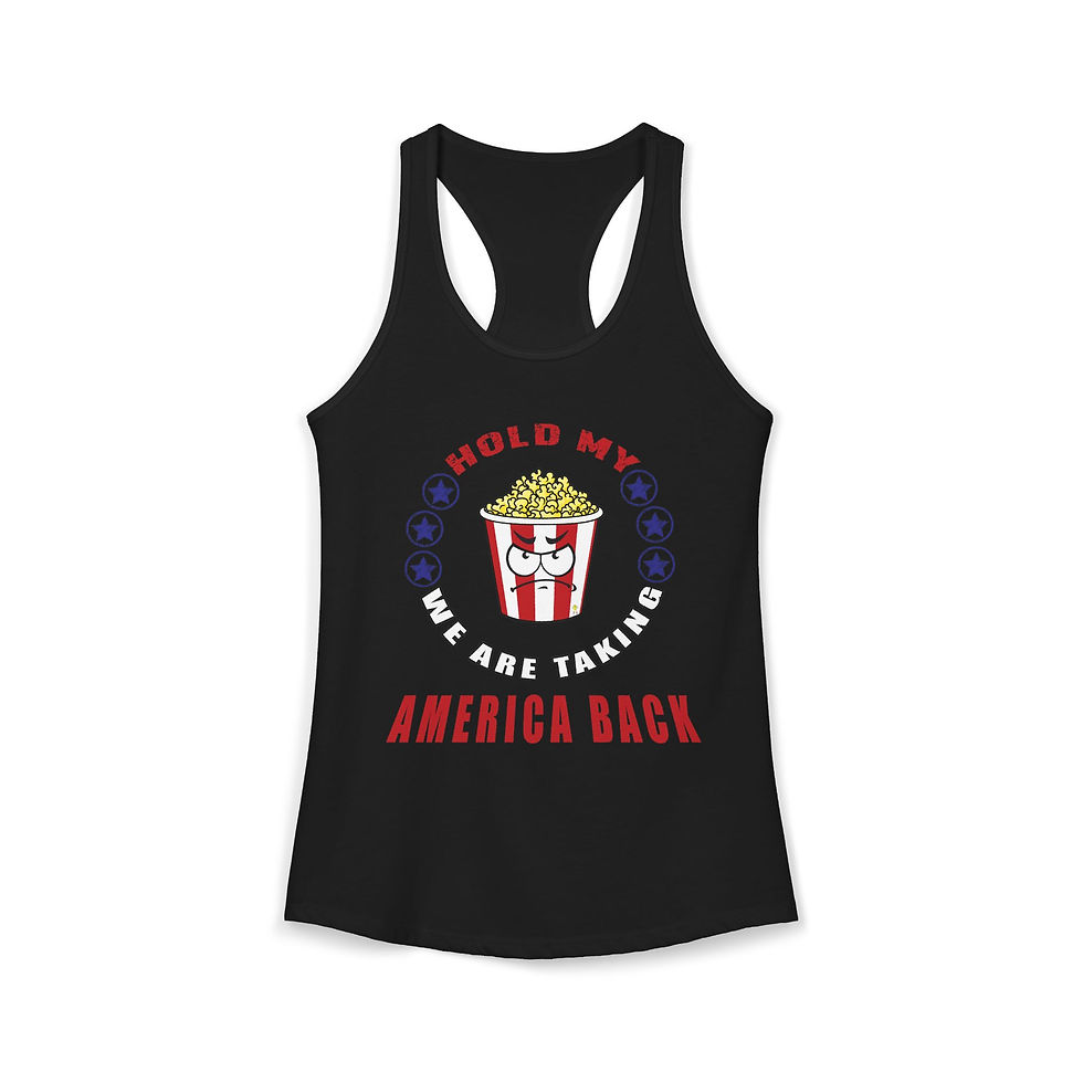 Thumbnail: Hold My Popcorn Women's Ideal Racerback Tank 