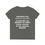 Thumbnail: Will Not Comply Ladies' V-Neck T-Shirt (Front & Back)