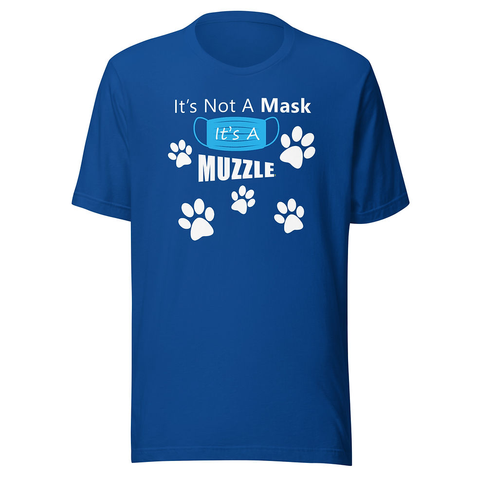 Thumbnail: It's a Muzzle for Men or Women T-shirt  