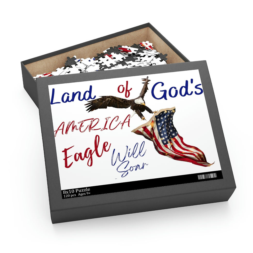 Thumbnail: God's Eagle Will Soar Puzzle (120, 252, 500-Piece)
