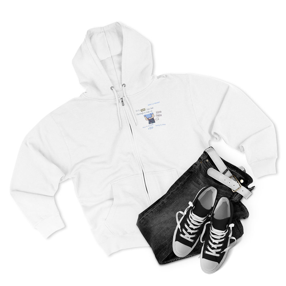 Thumbnail: Fart & Blue Jeans Men or Women Premium Full Zip Hoodie