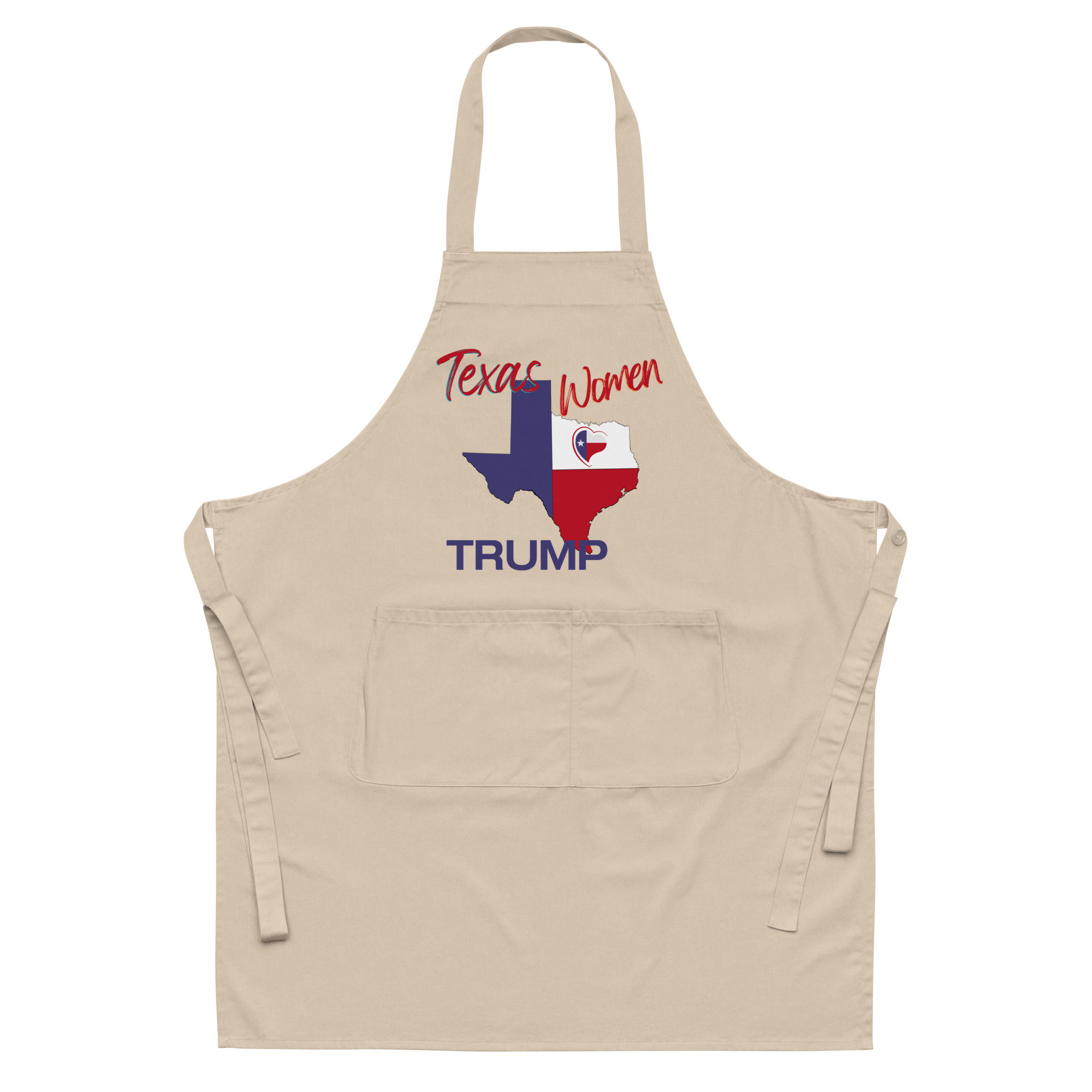 Texas Women Love Trump Organic cotton apron