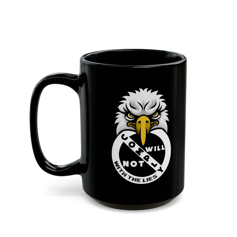 Thumbnail: Will Not Comply 11oz Black Mug