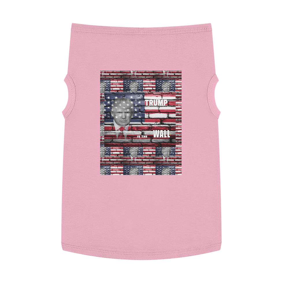 Thumbnail: Trump Is The Wall Pet Tank Top