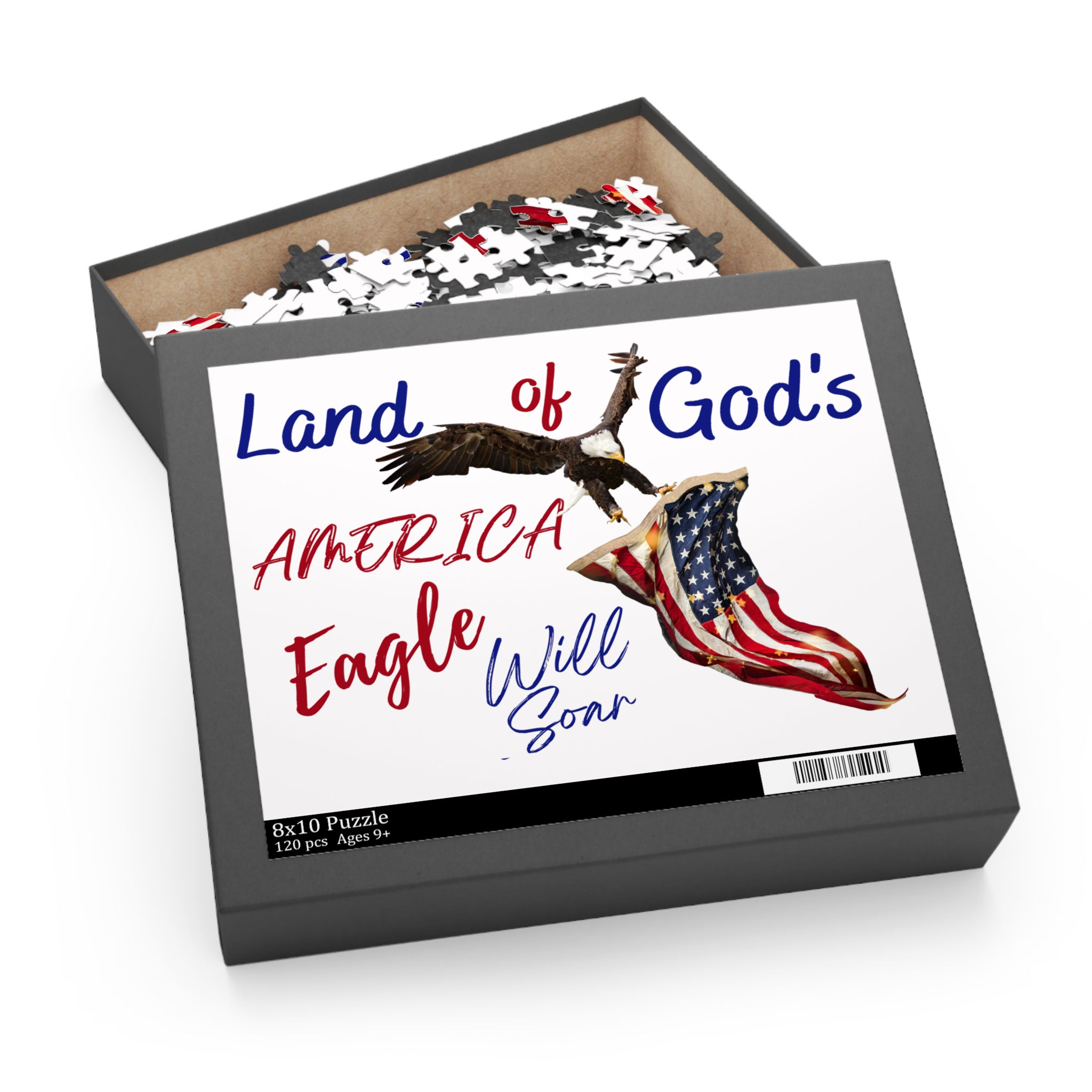 God's Eagle Will Soar Puzzle (120, 252, 500-Piece)