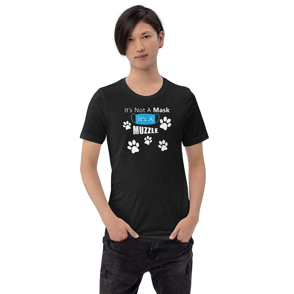 Thumbnail: It's a Muzzle for Men or Women T-shirt  