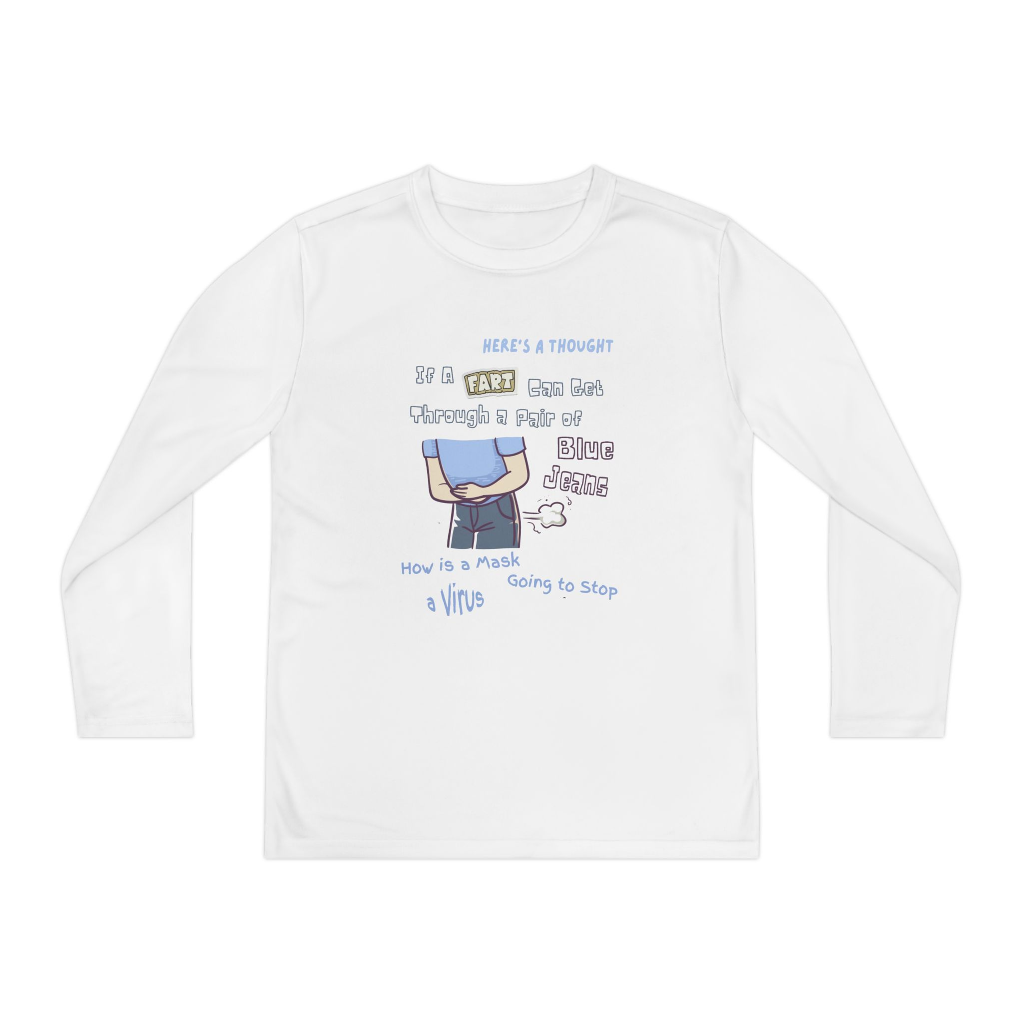 Fart & Blue Jeans Youth Long Sleeve Competitor Tee