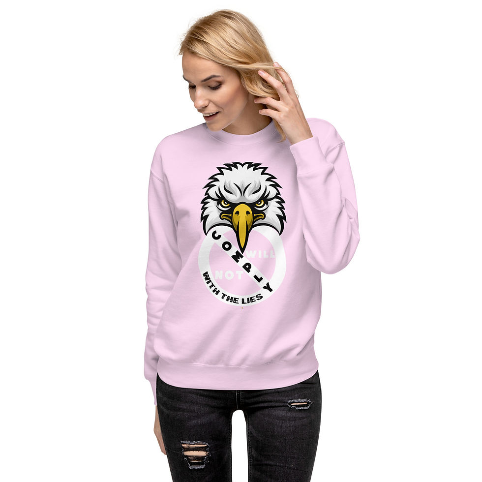 Thumbnail: Will Not Comply Premium Sweatshirt for Men or Women    