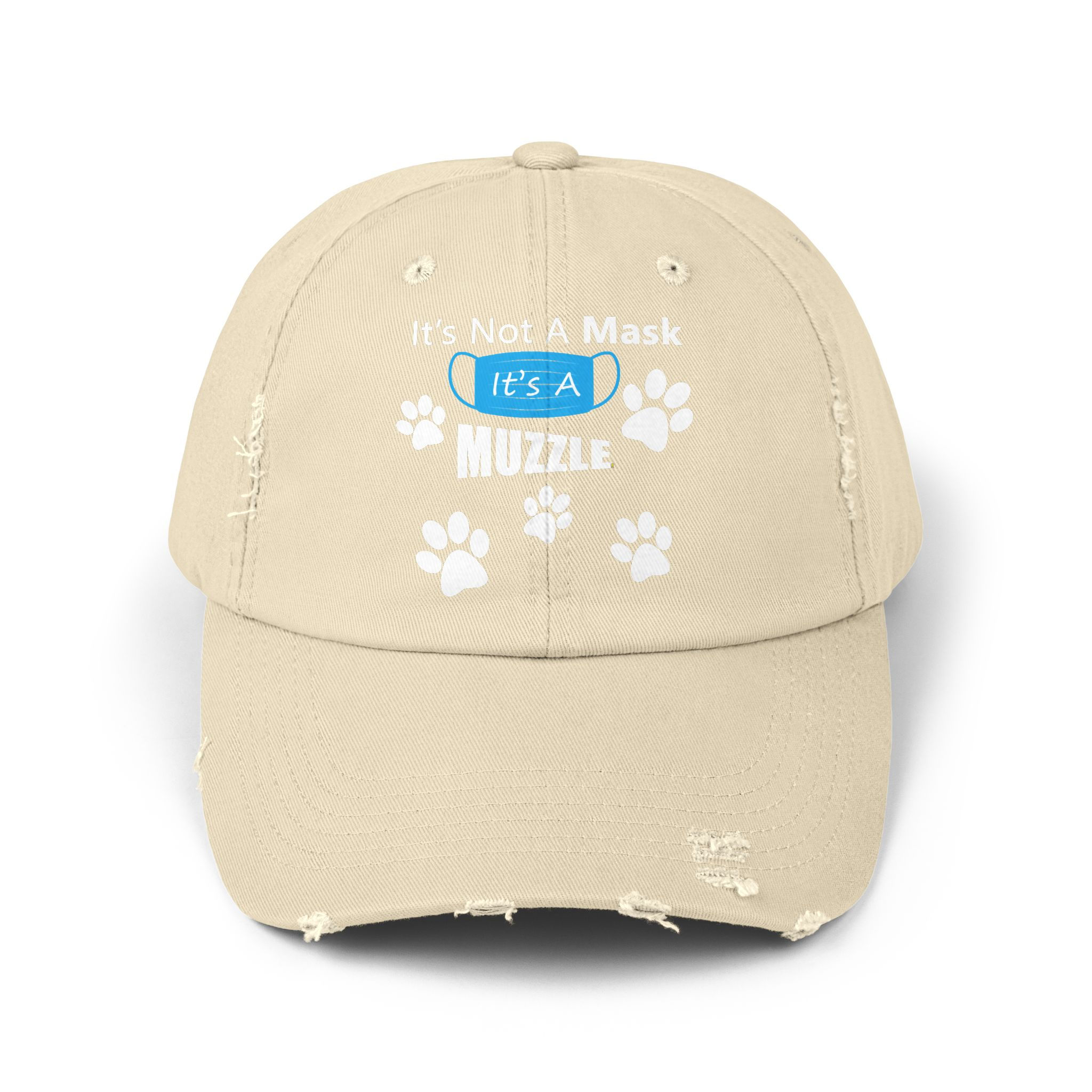 It's A Muzzle Men/Women Distressed Cap
